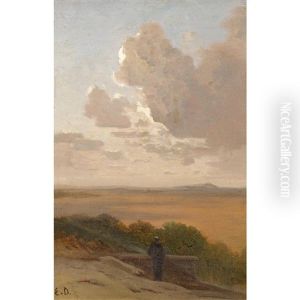 Kustenlandschaft Mit Sich Turmenden Wolken Kustenlandschaft Mit Sich Turmenden Wolken