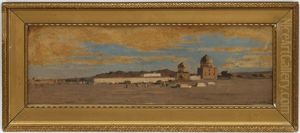 Paysage D Egypte by Etienne Duval
