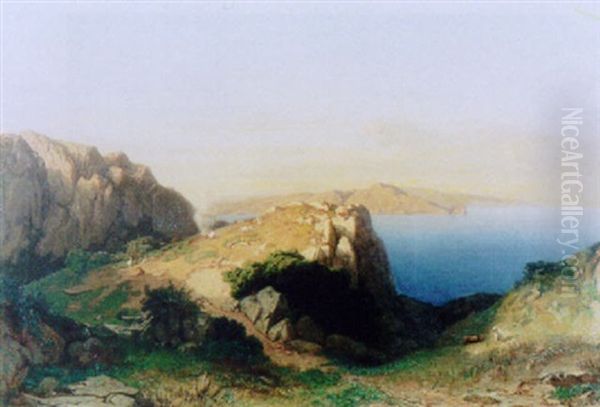 Capri Mit Blick Auf Die Kuste Von Sorrent - view 1
