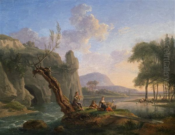 Hirtenidylle Am Fluss - view 1