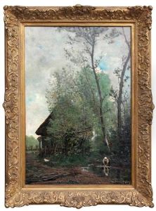 Lavandiere Au Bord De La Mare Lavandiere Au Bord De La Mare