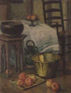 Interior (studio Still Life) by Fannie Eliza Duvall