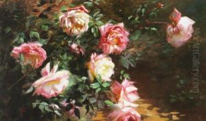 Roses In Sunlight by Fannie Eliza Duvall