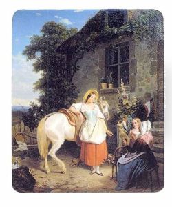 La Visite A La Grand-mere by Jules Alexandre Duval-Lecamus