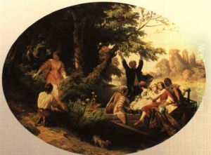Fete Champetre by Jules Alexandre Duval-Lecamus
