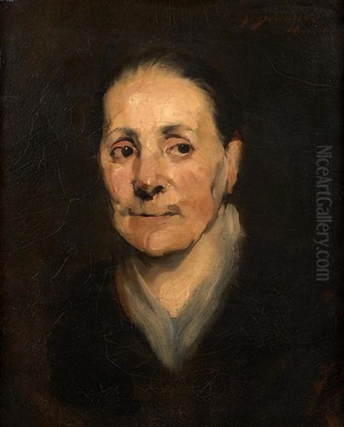 Portrait De Dame En Buste - view 1