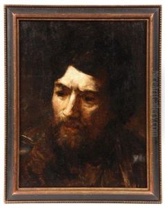 Portrait Of A Bearded Man by Frank Duveneck