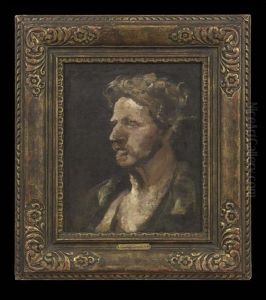 Portrait Of A Man by Frank Duveneck