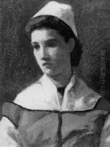 The Scandinavian Girl by Frank Duveneck