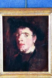Portrait Of A Man by Frank Duveneck