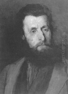 Portrait Of A Bearded Man by Frank Duveneck