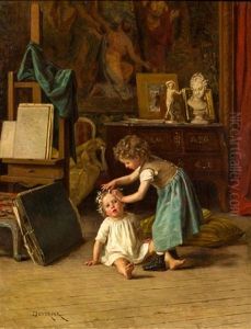 The Mill by Duverger, Theophile Emmanuel