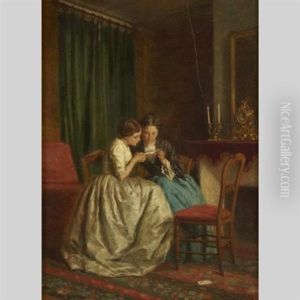 The Billet Doux by Duverger, Theophile Emmanuel