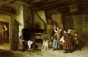 Tired Out by Duverger, Theophile Emmanuel