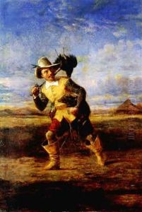 Diebischer Soldat by Duverger, Theophile Emmanuel