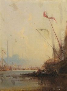View Of Constantinople by Henri Duvieux