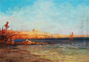 View Of Constantinople by Henri Duvieux