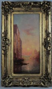 Lever De Soleil Sur Le Canaletto by Henri Duvieux