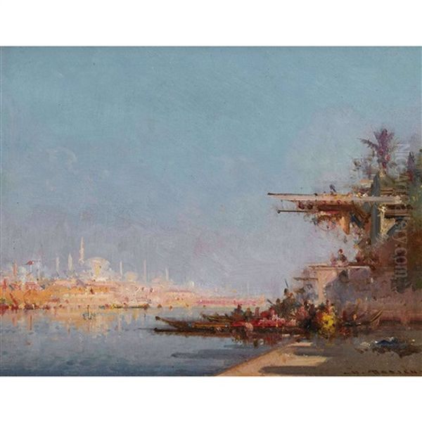 Bateaux Sur Le Bosphore - view 1