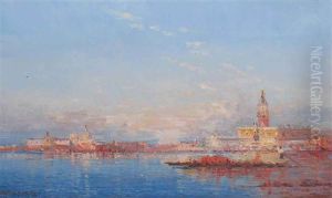 A Trading Vessel On The Venetian Lagoon