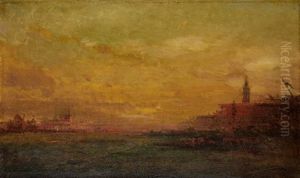 View Of Istanbul (+ View Of Venice; Pair) by Henri Duvieux