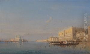 Venedig - Blick Auf Santa Maria Della Salute by Henri Duvieux