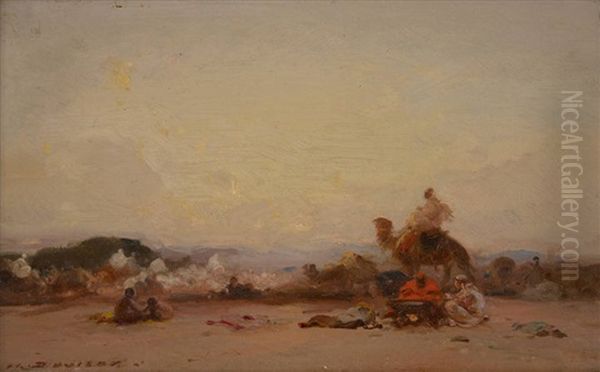 Caravane Au Repos (orientaliste) - view 1