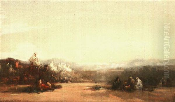 Rastende Vor Orientalischer Stadt - view 1