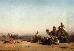 La Halte Dans Le Desert