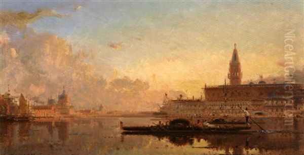 Voilier Sur Le Grand Canal A Venise - view 1