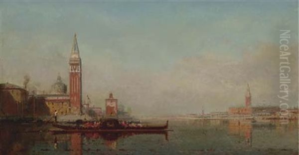 The Island Of San Giorgio Maggiore With The Ducal Palace And St. Mark's Square In The Distance - view 1