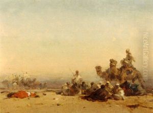 Bivouac D'une Caravane by Henri Duvieux