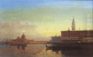 Vue De La Salute, Venise by Henri Duvieux