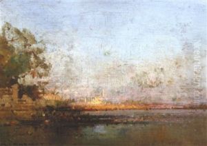 Vue Du Bosphore Et De L'ancienne Constantinople (?) by Henri Duvieux