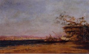Vue De La Baie De Constantinople by Henri Duvieux