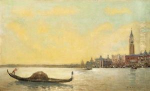 The Grand Canal, Venice by Henri Duvieux