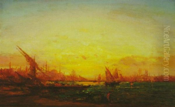 Harbor At Istanbul - view 1