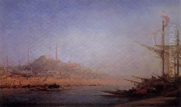 Constantinople, Sainte Sophie Et Le Bosphore - view 1