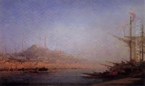 Constantinople, Sainte Sophie Et Le Bosphore by Henri Duvieux