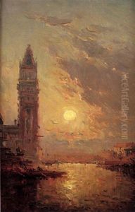Claire De Lune Sur Le Grand Canal