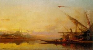 A View Of Istanbul by Henri Duvieux