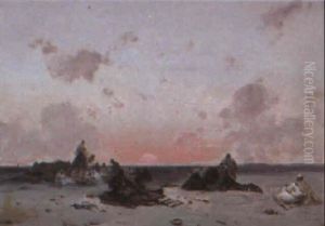 Sunset In The Desert