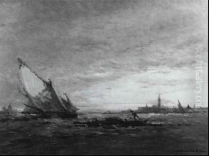 Venezianisches Capriccio Bei Abendrot by Henri Duvieux