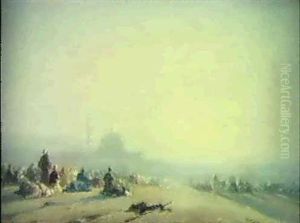 Abendgebet In Istanbul(?) by Henri Duvieux
