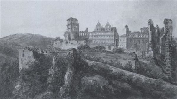 Ansicht Des Heidelberger Schlosses - view 1