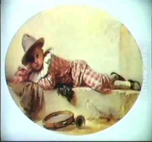 Der Kleine Harlekin by Henri Joseph Duwee