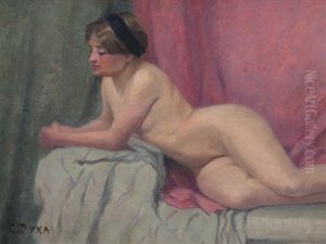 Reclining Nude, Austria by Carl Duxa