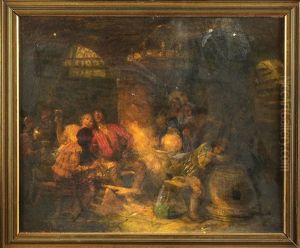 Wirtshausszene by Carl Duxa