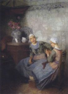 Hollandisches Interieur by Carl Duxa