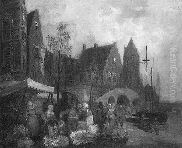 Hollandischer Blumenmarkt - view 1
